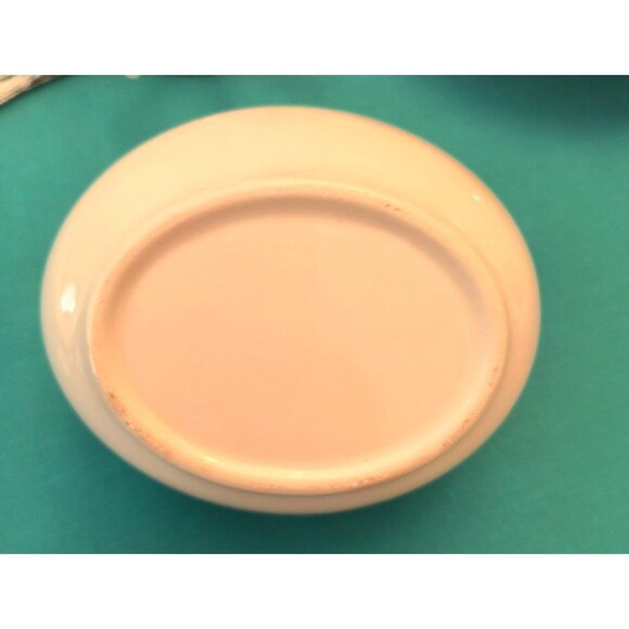 Vintage Taylor Smith Taylor Ever Yours Boutonniere Mid-Century Ceramic Gravy Bow - Picture 5 of 6